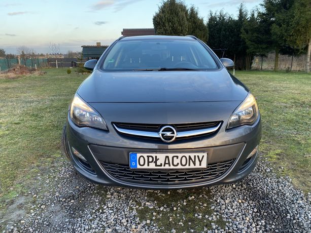 Opel Astra J 1.4 turbo 140 KM klima tempomat alufellgi