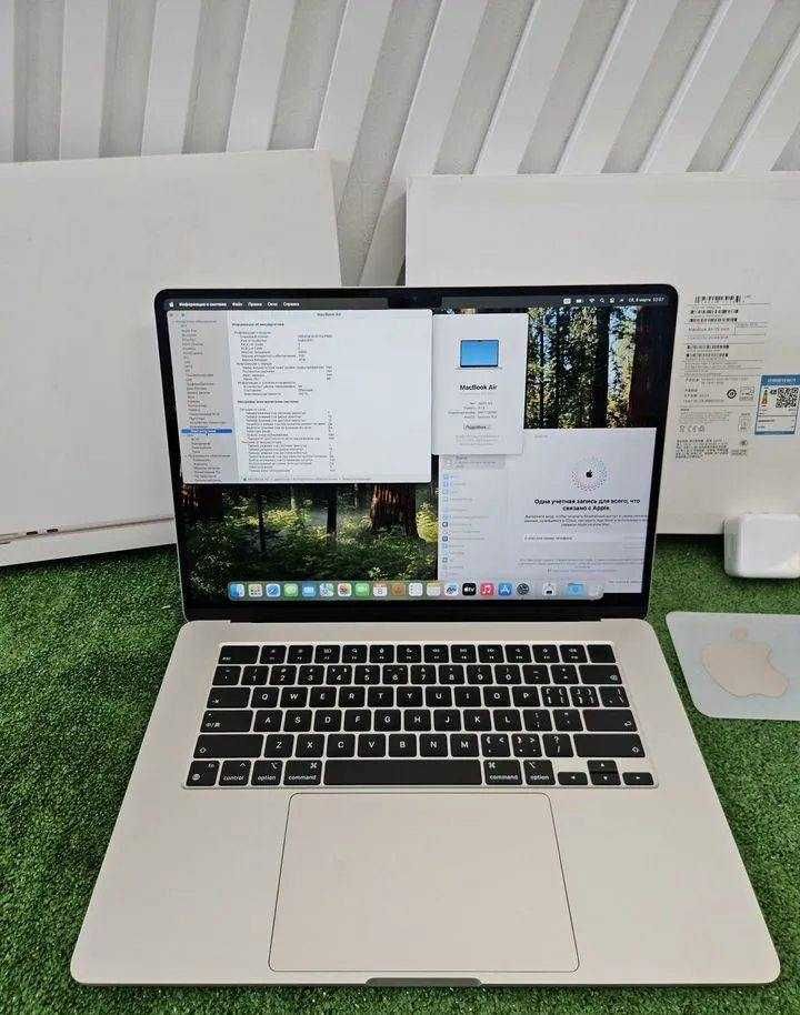 Macbook air 15 m2 8 256