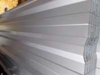 Blacha trapezowa T 18E Szara  gat II  RAL 9006 0,5mm brutto 1m2  24,99