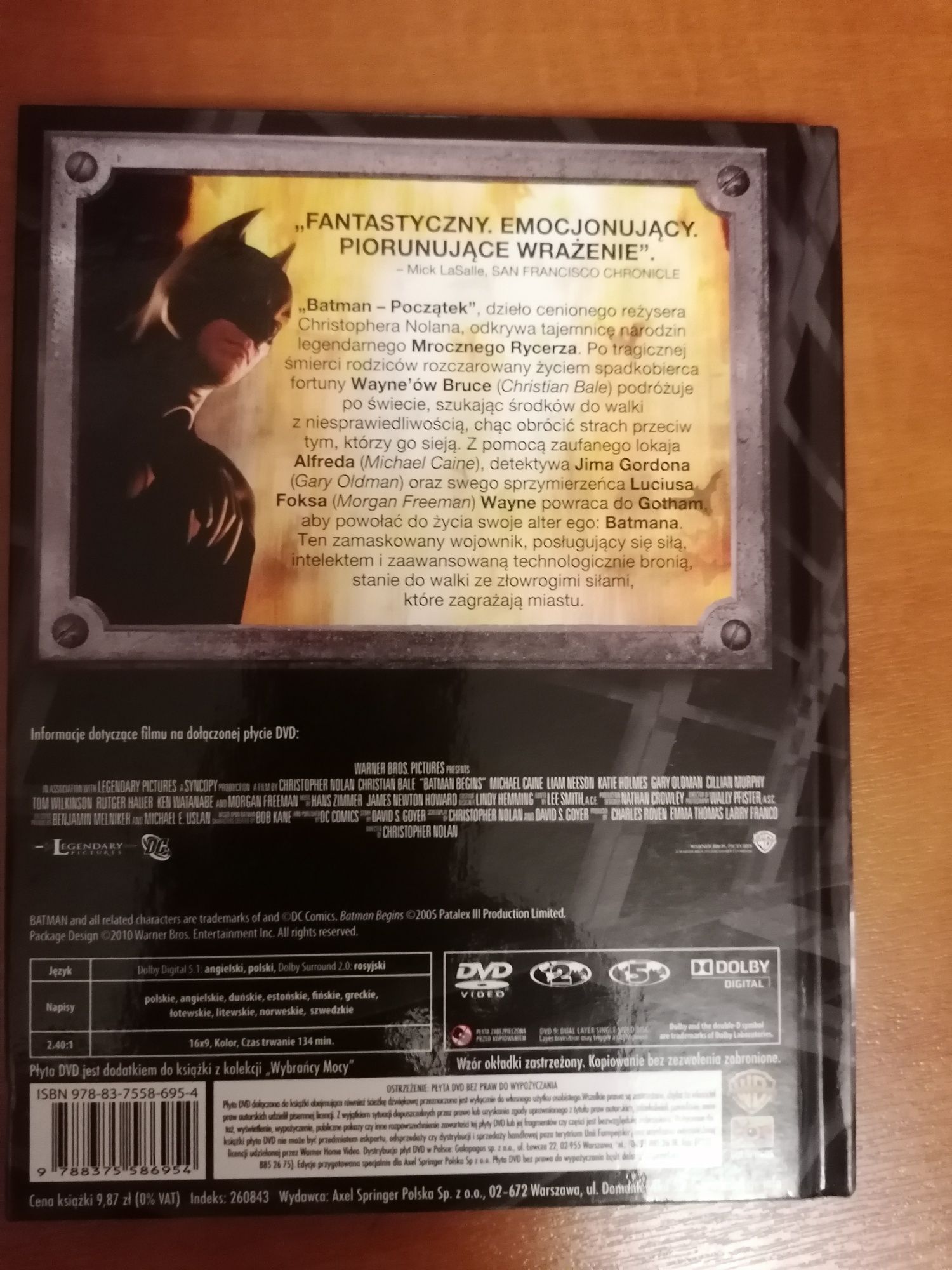 Film na dvd ,,Batman początek "