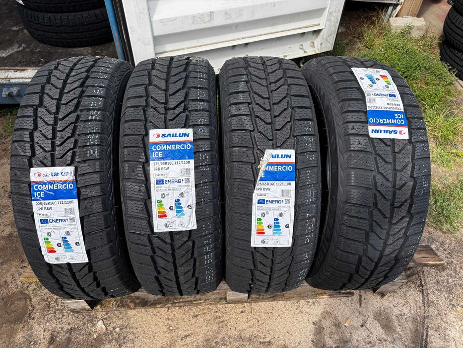 Okazja opony zimowe 225/65R16C 112/110R SAILUN COMMERCIO ICE NOWE 2025