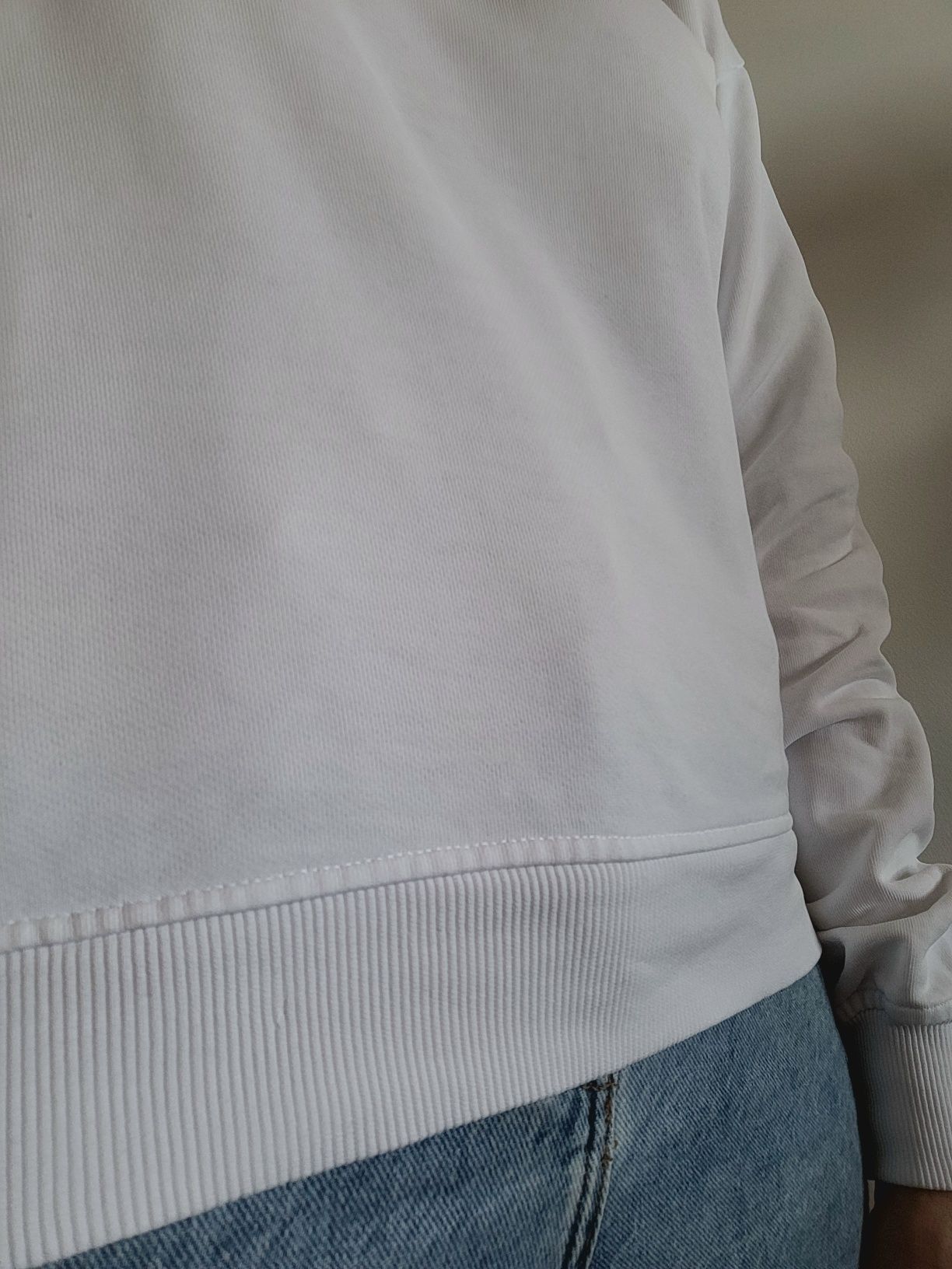 Biała bluza oversize bawełna NA-KD