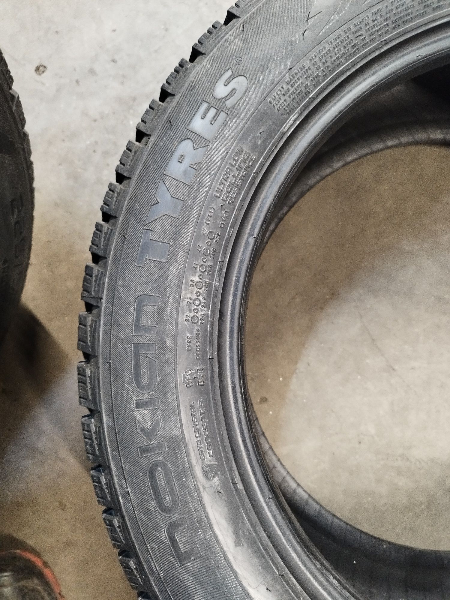 4x NOWE opony zimowe 225/55 r17 Nokian hakkapeliitta R3 97r run flat
