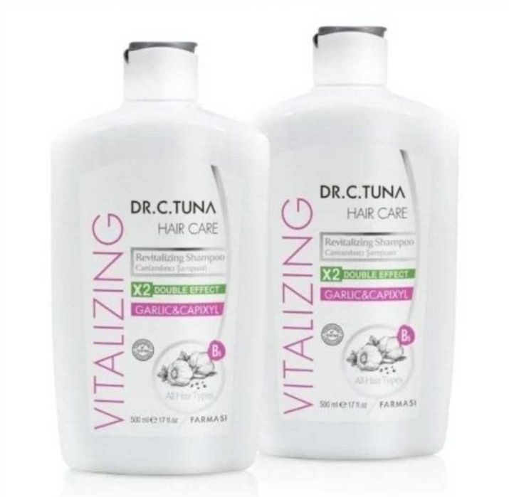 2x szampon 500ml  z czosnkiem i capixylem dr.C.Tuna