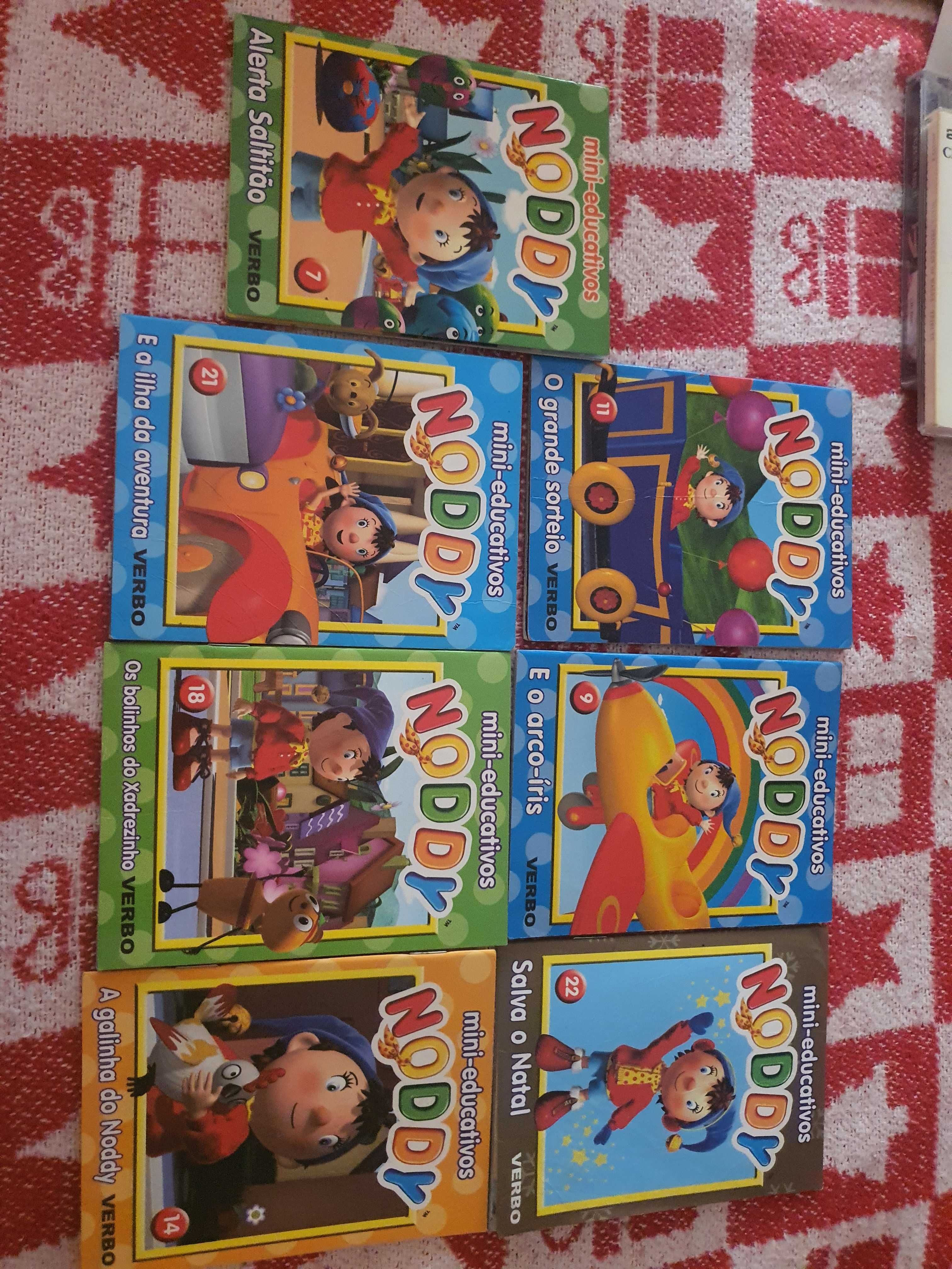 7 Mini Livros Colecção Mini-Educativos Noddy