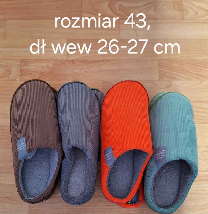Kapcie męskie rozmiar 42/43