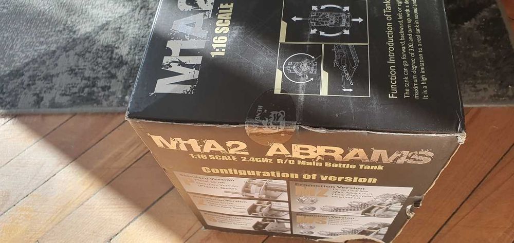 Czołg Abrams 1:16 zdalniestarowny