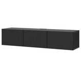 IKEA Тумба під ТВ BESTA чорно-коричневий стелаж 180х42х38