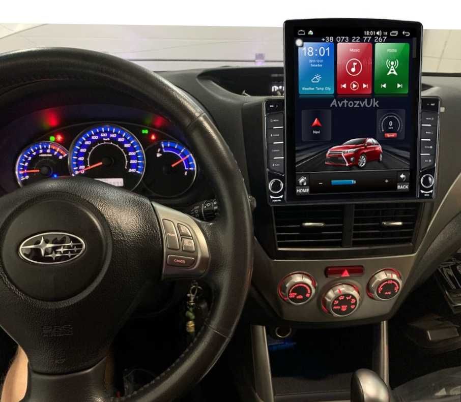 Магнитола Subaru FORESTER IMPREZA Форестер GPS USB CarPlay Android 14