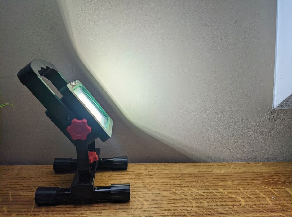 Parkside reflektor akumulatorowy, lampka warsztatowa 600lm, 6500K, 10W