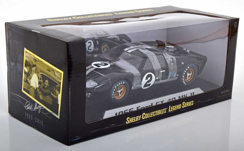 1:18 Shelby Collectibles Ford GT40 MK II #2 winner 24h LeMans 1966