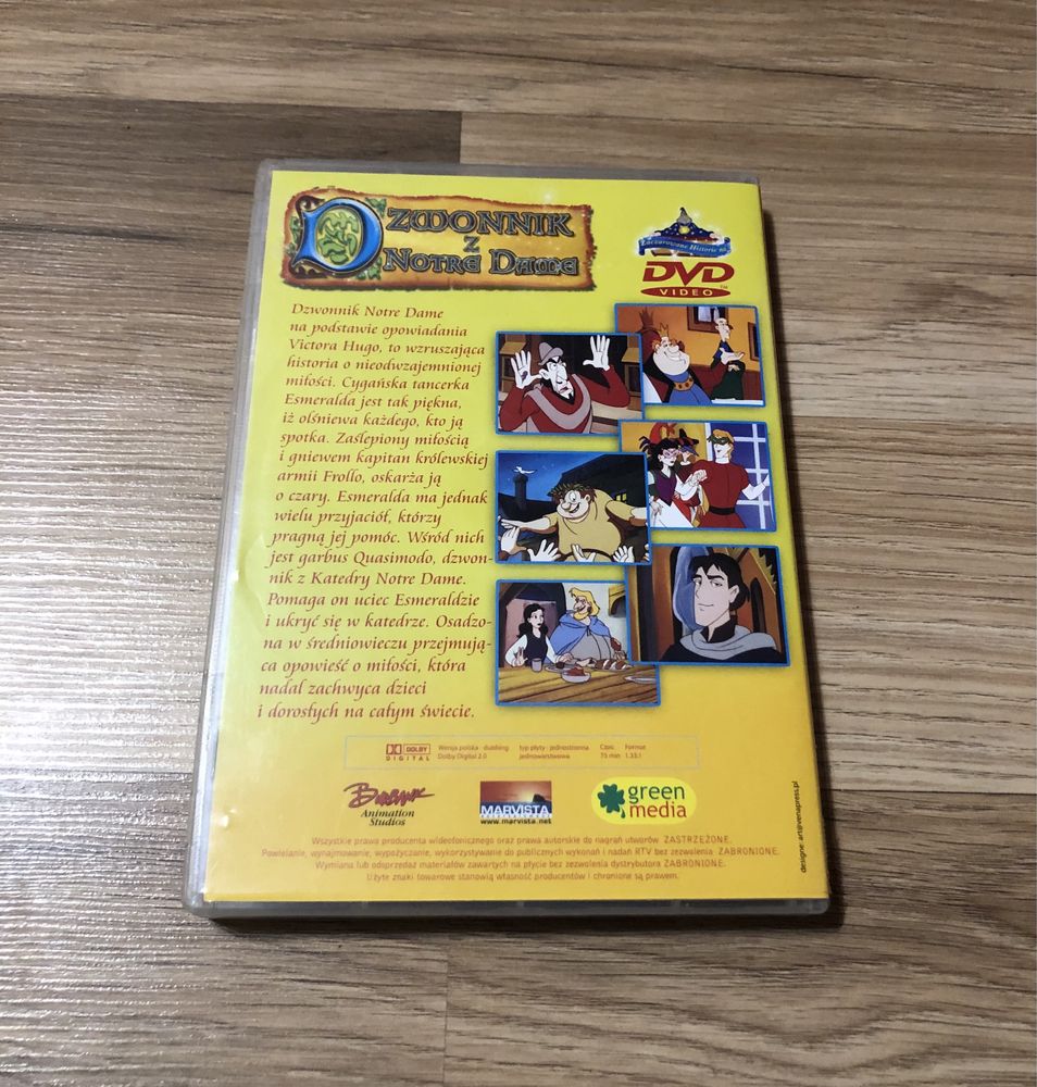 Dzwonnik z Notre Dame na DVD