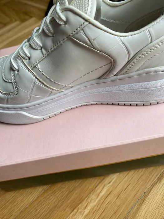 Sneakersy Michael Kors Lexi 43T1LXFS5L Biały/Kremowy