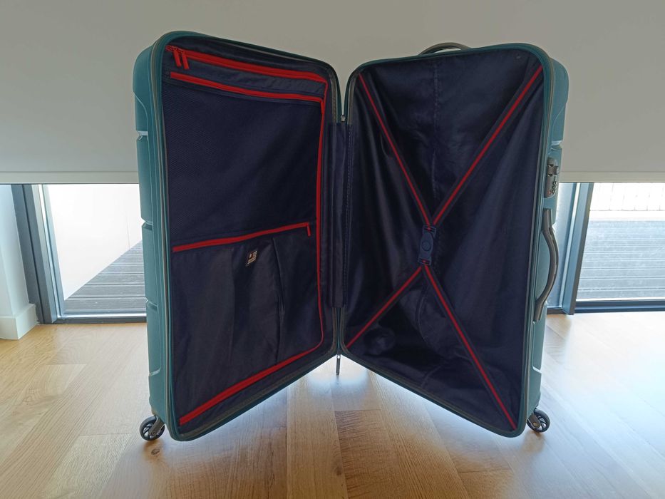 Mala de Viagem Roncato Verde Grande (+ Capa de Proteção)