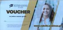 Voucher na jedno czesne gratis
