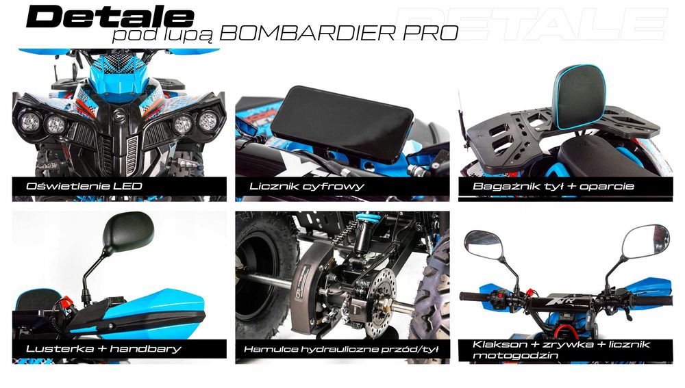 QUAD kxd 125 cc XTR 008 Waria PRO Bombardier dostawa raty Białobrzegi