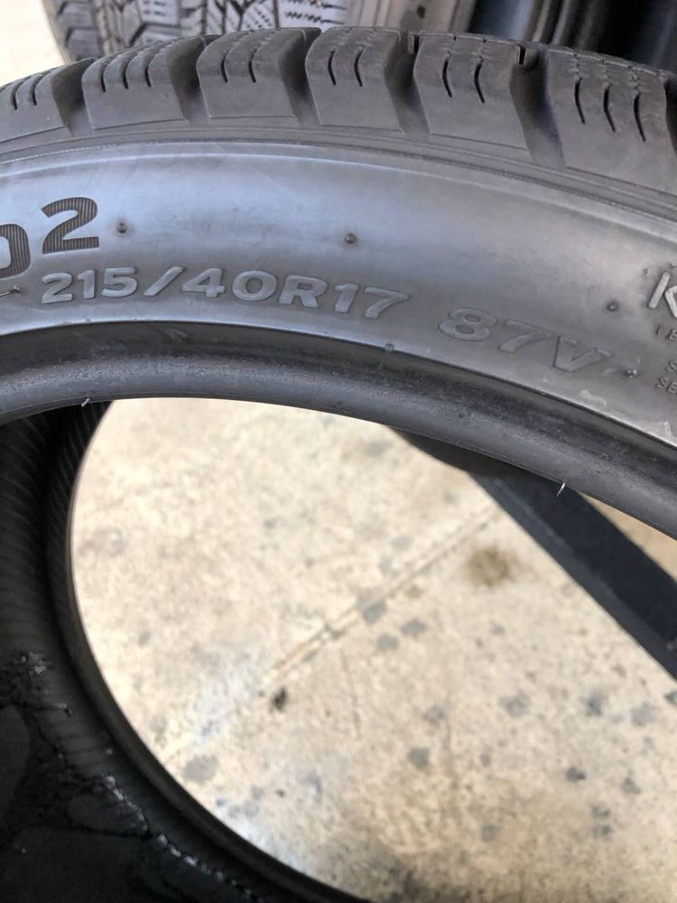 Шини Hankook 215/40 r17 4шт Всесезон 2017рік (587)