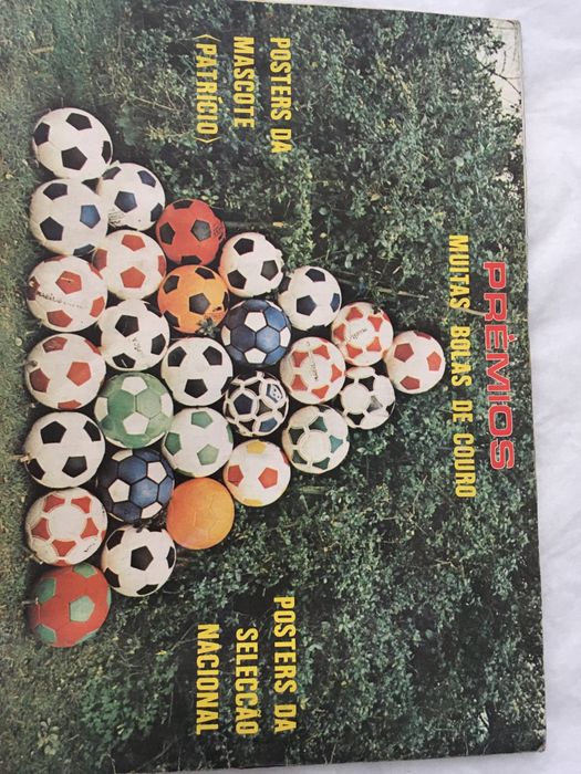 Caderneta cromos europa 84