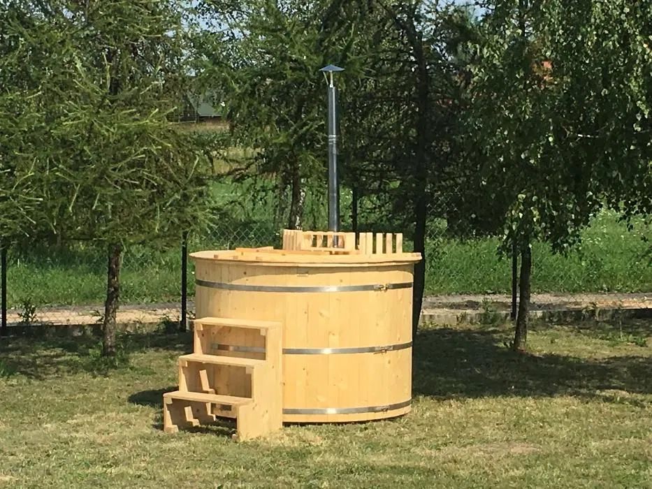 Balia kąpielowa Bania z piecem Beczka Ruska Bania 220 Raty Leasing