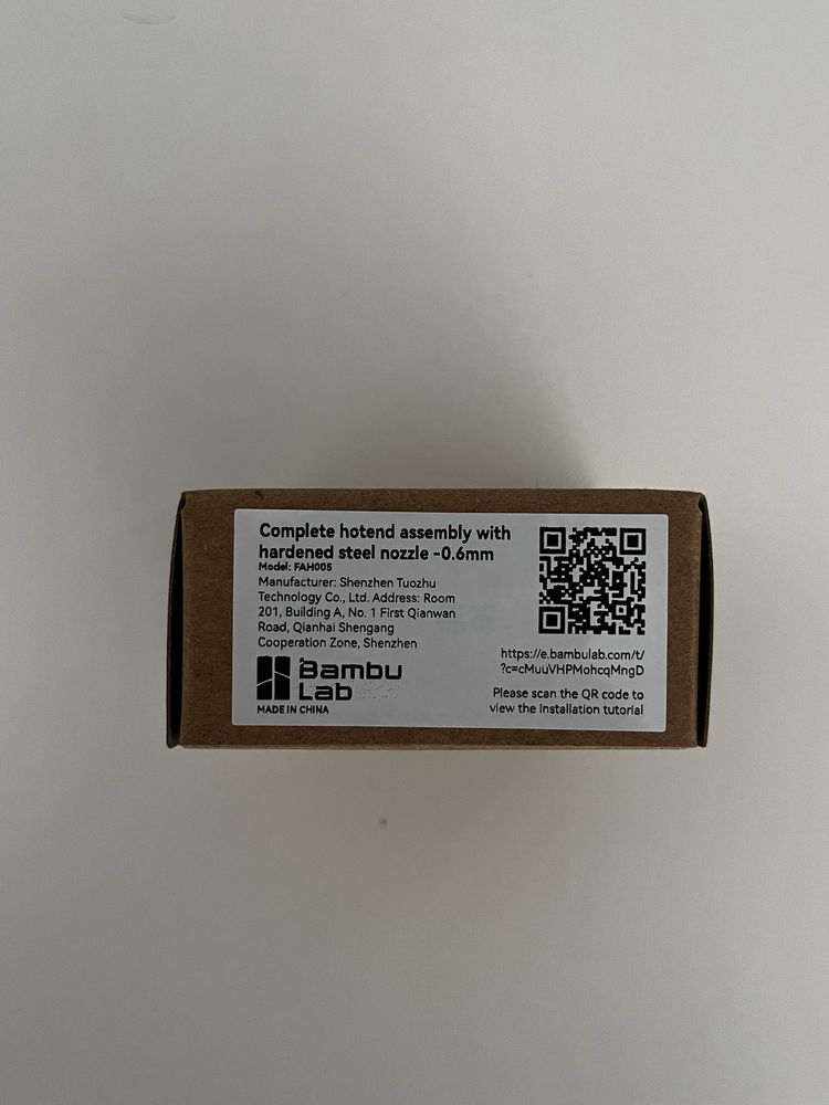 Nozzle Bambu labs 0.6 para a impressora X1C