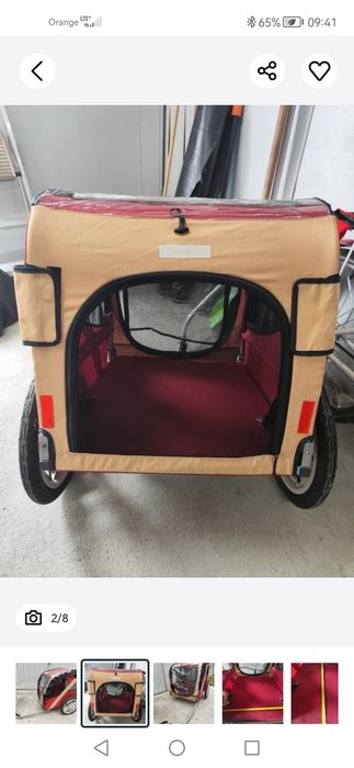 Przyczepka transporter rowerowy dla psa