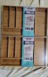Tabuleiros organizadores talheres Bambu XXL 5five NOVOS!