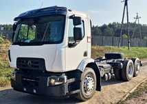 Renault D 26 WIDE P6X2 ŚMIECIARKA 320E6  Renault D 26 WIDE, Podwozie do zabudowy, Śmieciarka, 6x2. Oś skrętna