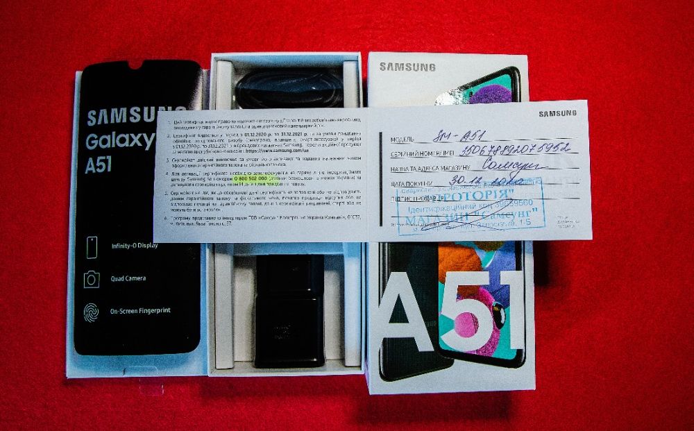 Смартфон Samsung Galaxy A51 4/64 GB Black