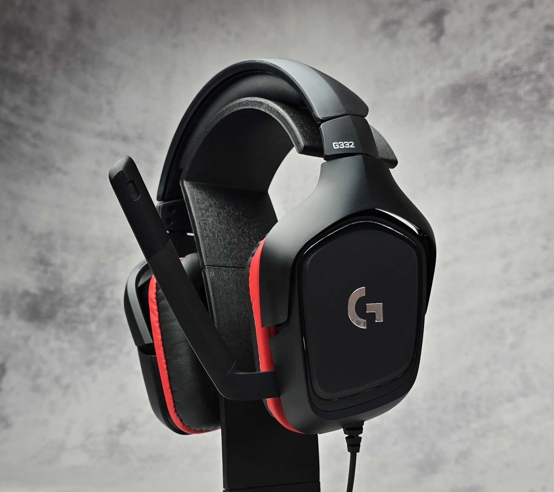 Гарнітура ігрова Logitech G332 (981-000757) Black/Red NEW