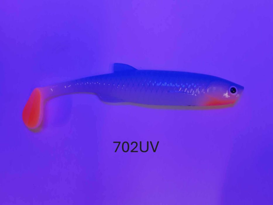 Mr. Bleak riper kopyto uklejka 12,5cm biały niebieski grzbiet UV ogon