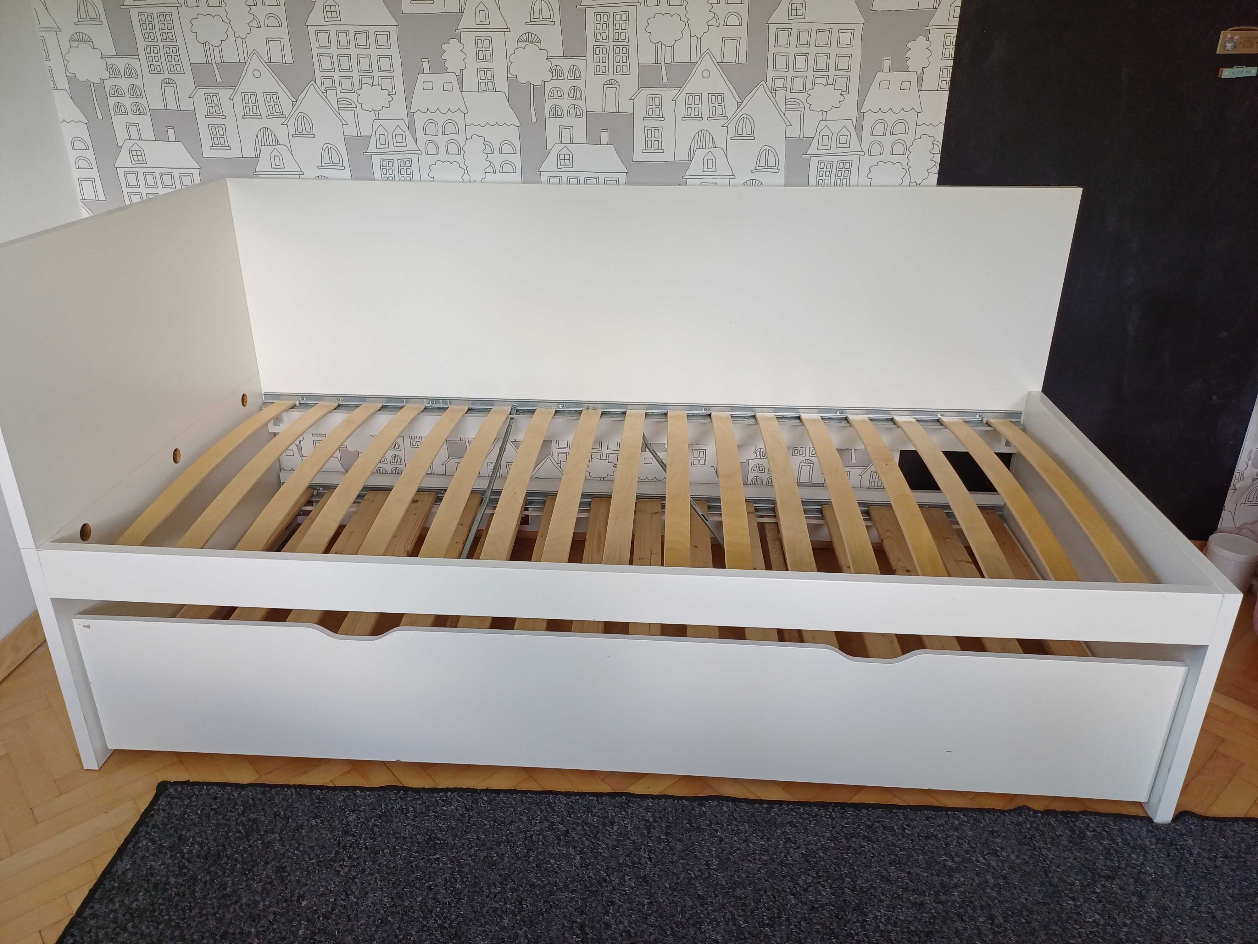 Łóżko podwójne Ikea Flaxa 90x200