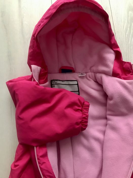 Kombinezon zimowy rożowy Lupilu 80 ciepły jak nowy
