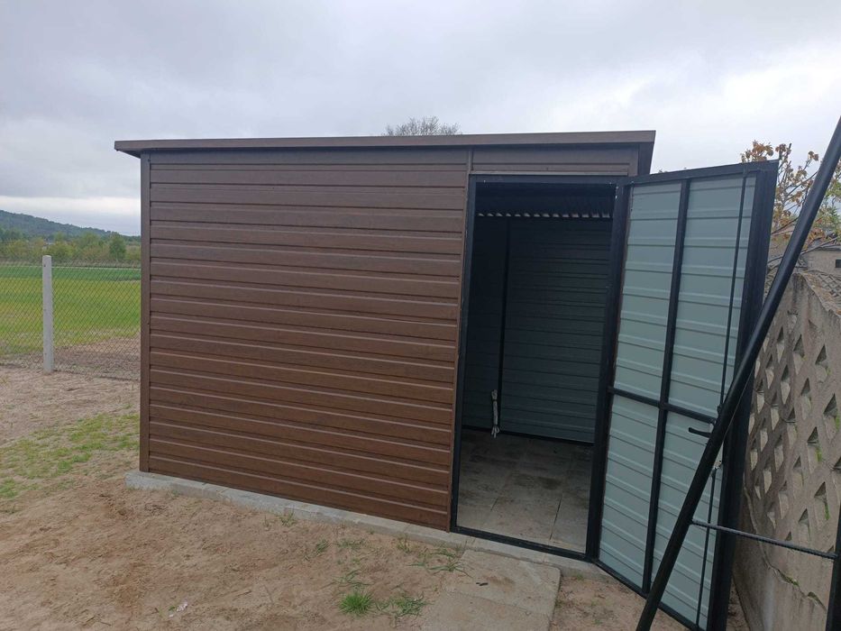 GARAŻ BLASZANY |Domek Ogrodowy| SCHOWEK |Magazyn| Wiata – Maj-Blach