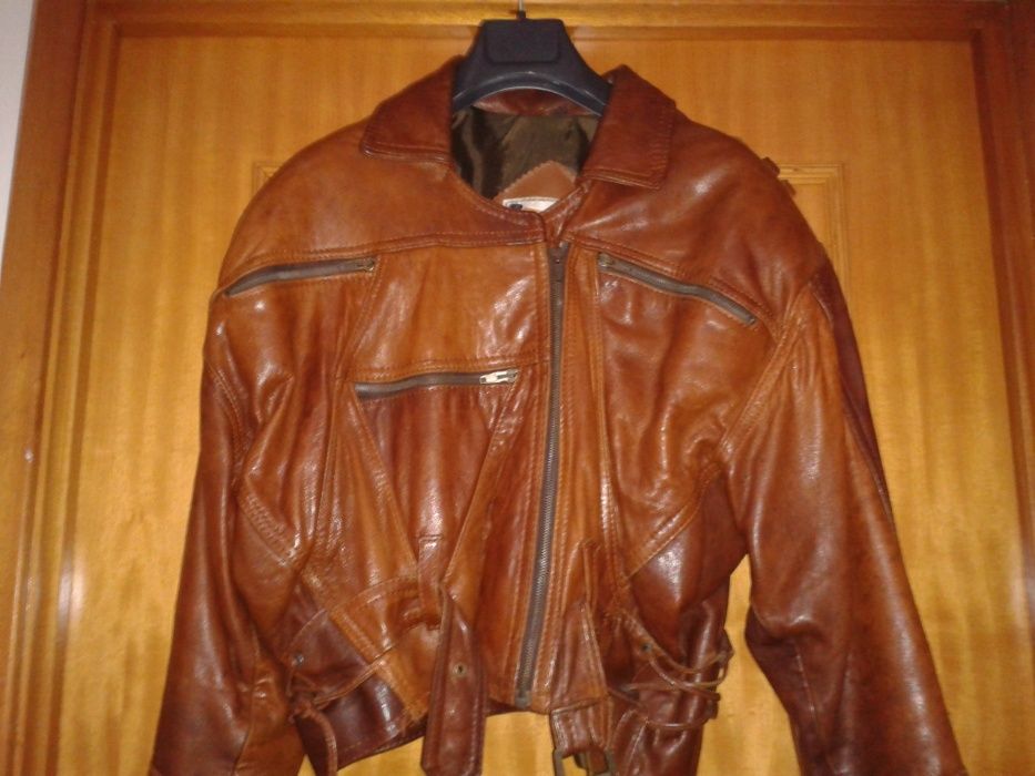 Blusão pele genuina