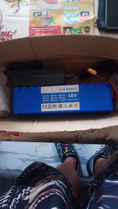 Bateria do roweru elektrycznego lub hulajnogi 48 volt 30A