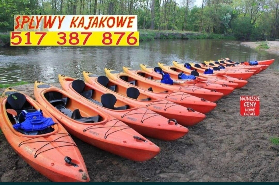 Kajaki Pilica Inowłódz Gapinin Domaniewice