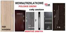 Drzwi zewnętrzne z montażem do mieszkania w bloku-domu  wejściowe