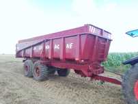 Przyczepa skorupa 14 ton tandem własna hydraulika La Campagne i inne