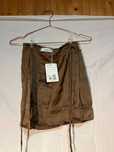 Saia castanha cetim Pull & Bear