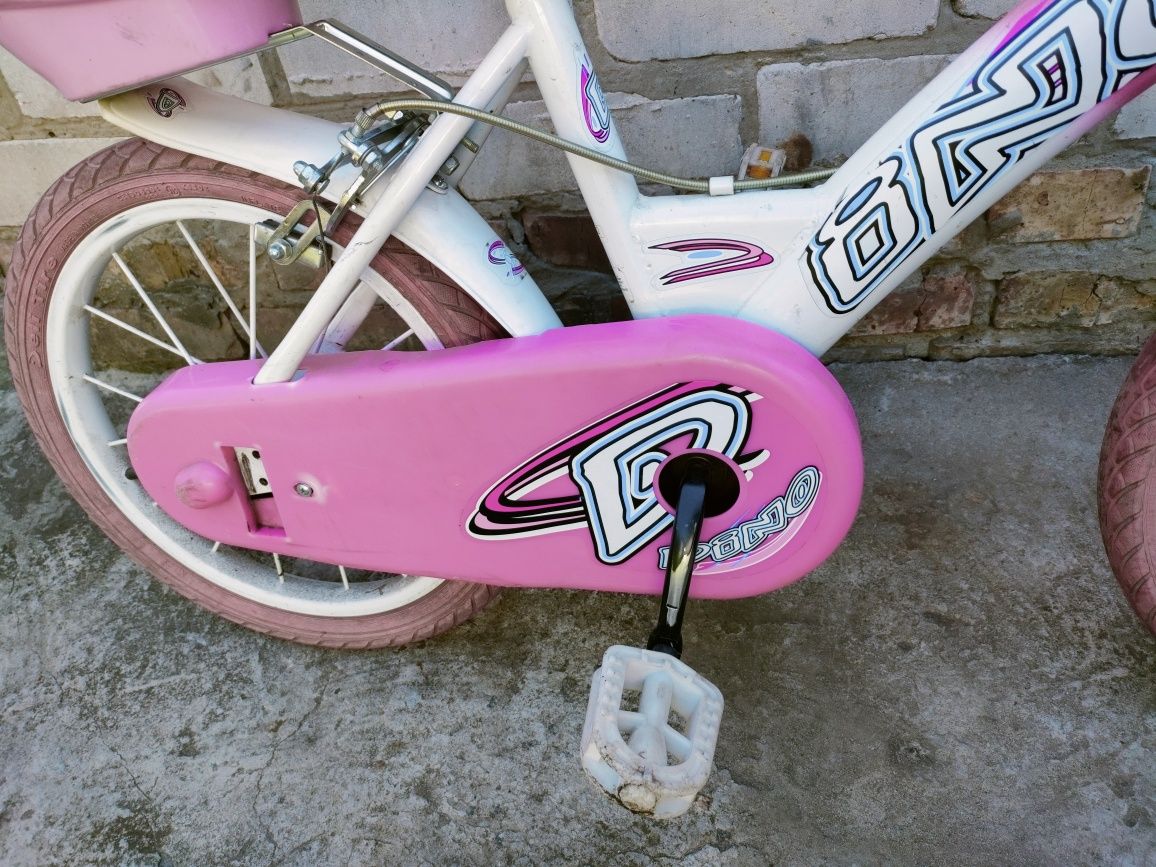 Велосипед для дівчаток dino bikes 16 4-6 років