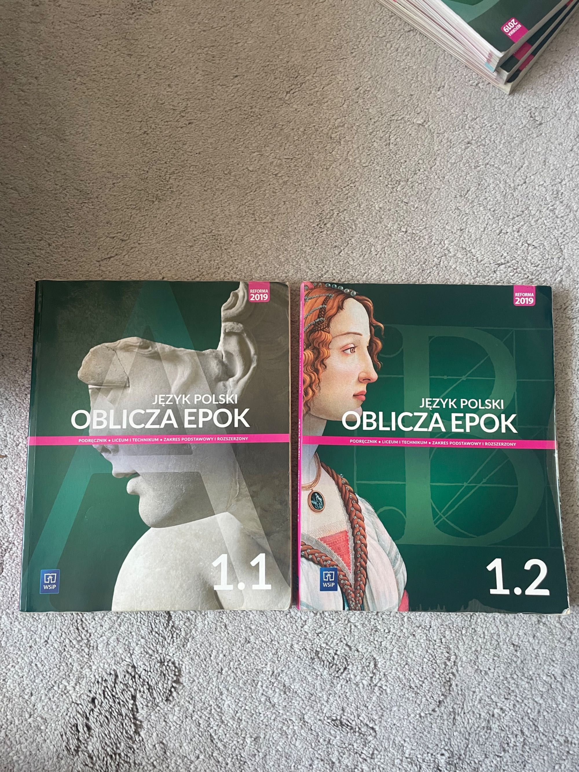 podręcznik oblicza epok 1.1 i 1.2