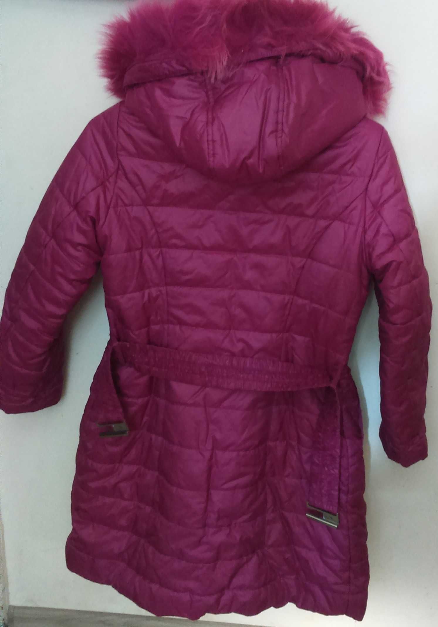 Розовое пальто Kiko 7-10 лет