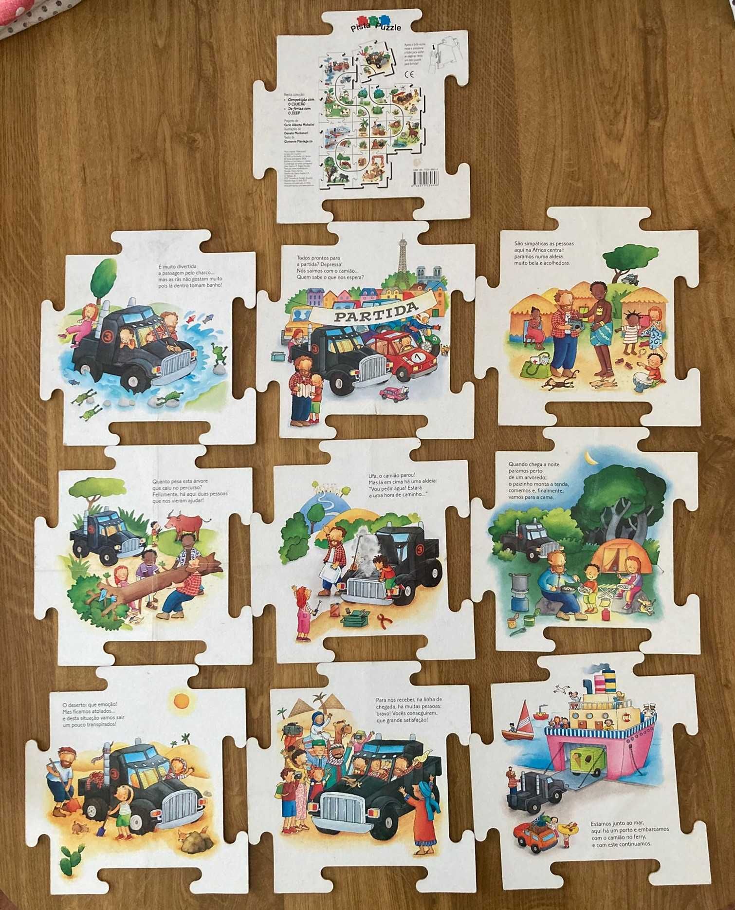 Pista Puzzle Competição com o Camião