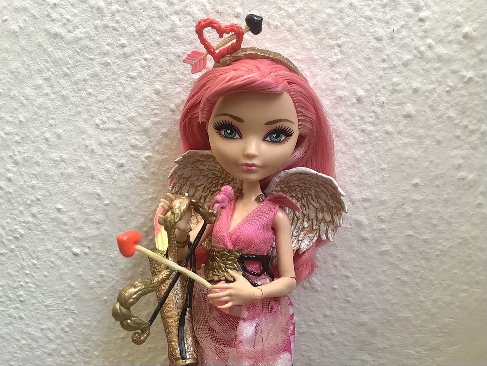 Piękna lalka Ever After High C.A. Cupid Amora Mattel custom