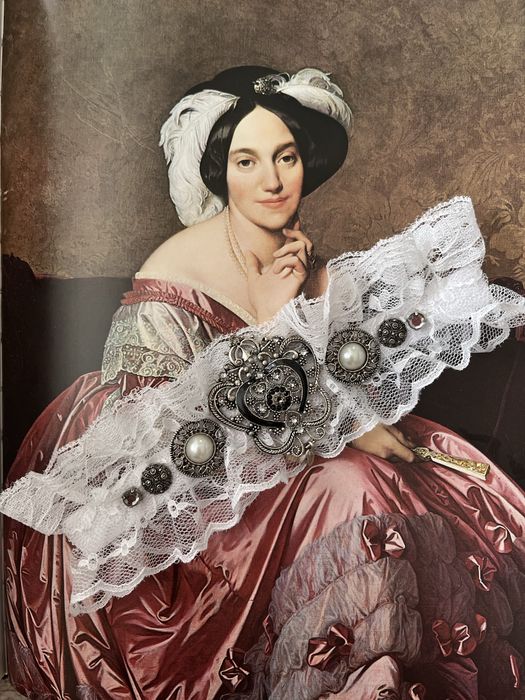 Podwiązka ślubna biała czarna