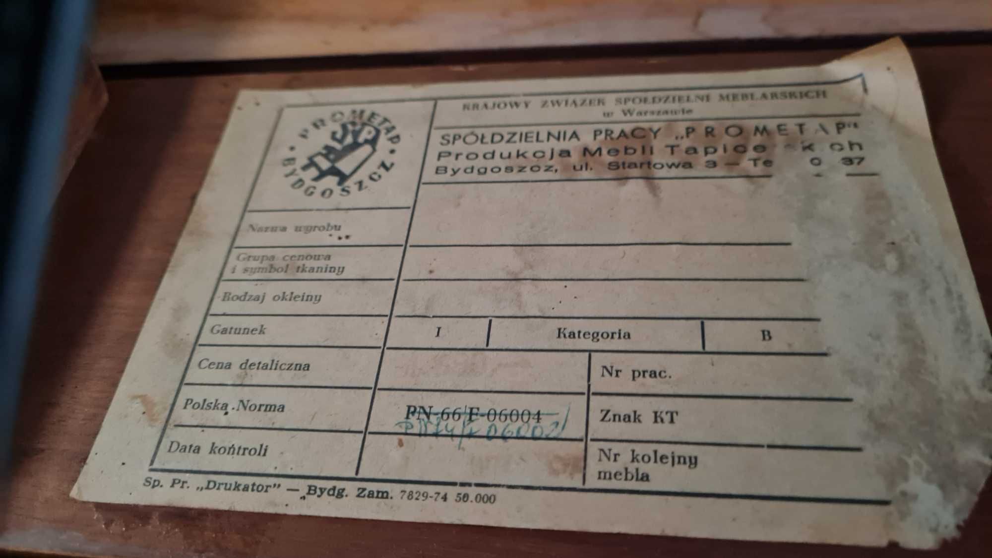Ława rozkładana z PRL