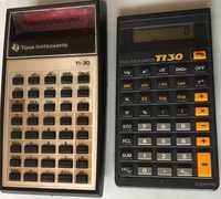 Kalkulatory Texas Instruments Ti-30 Retro 1980 rok Casio, Citizen