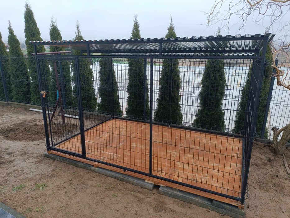 Kojec dla psa 3x2m z panelu3D.