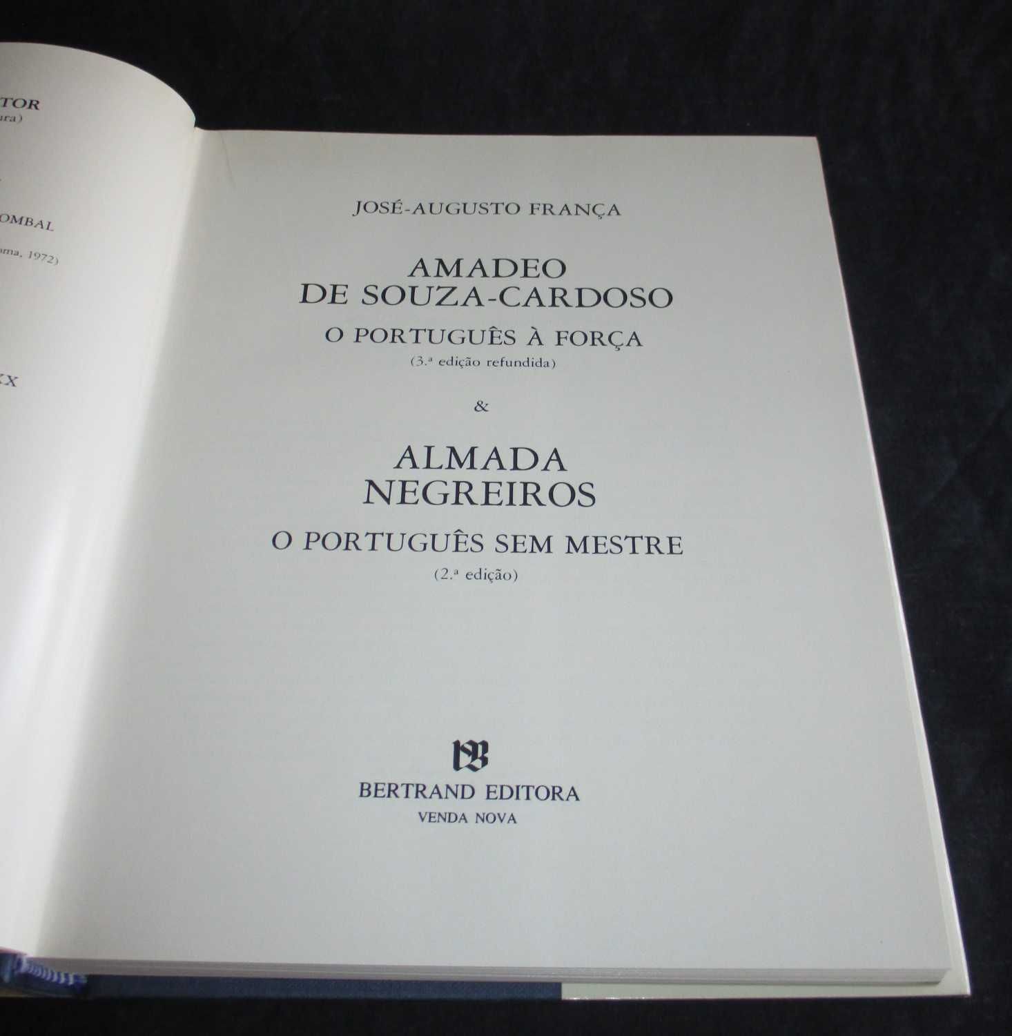 Livro Amadeo & Almada José-Augusto França Bertrand