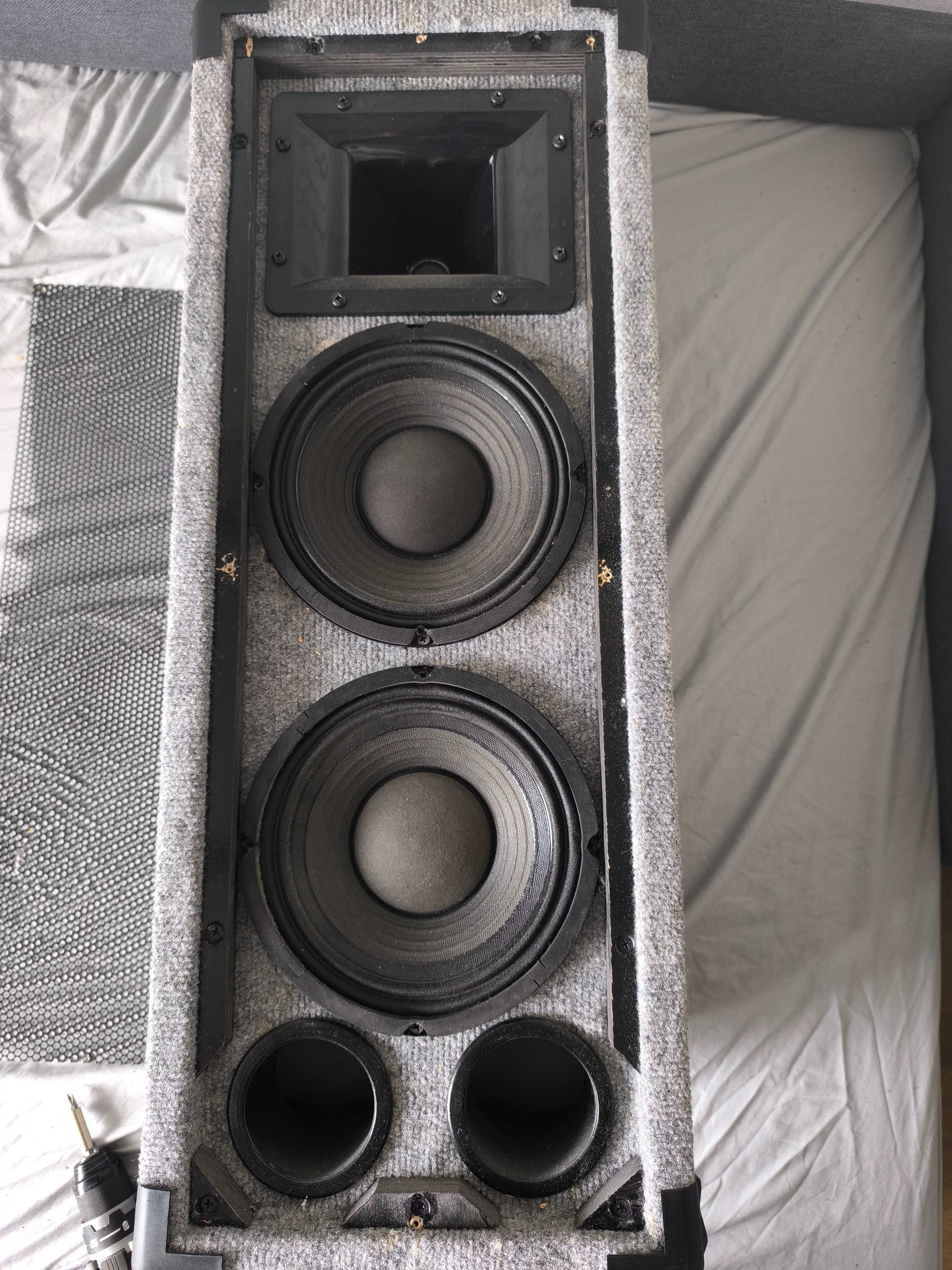Zestaw Nagłośnienia 2 x 1260 Watt RMS ( STX, The Box, Monacor ).